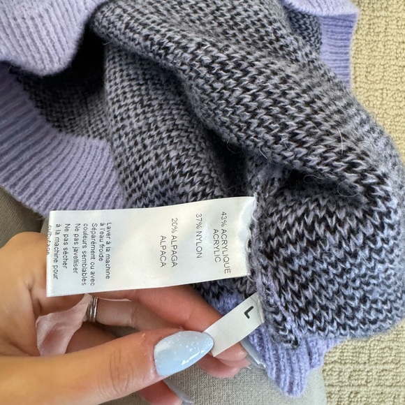 Cozy Purple Sweater - Picture 4 of 4